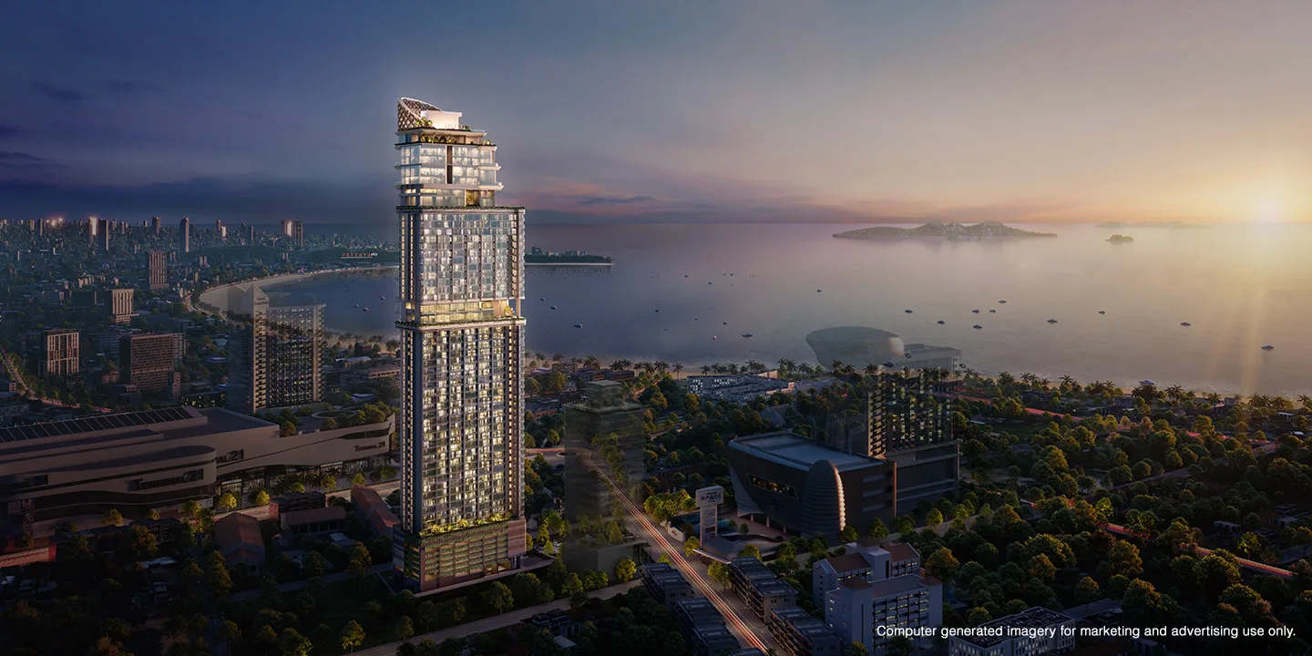 ONCE Wongamat is a modern condominium in the Wongamat area of North Pattaya